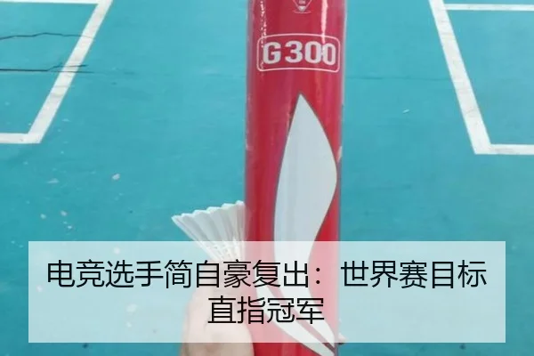 电竞选手简自豪复出：世界赛目标直指冠军